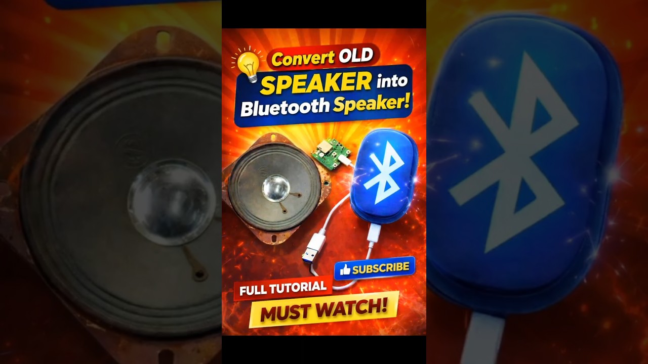 Kabad Se Banaya High-Bass Speaker! 🔊😱 #DIY #repair#shorts @creativejahangir