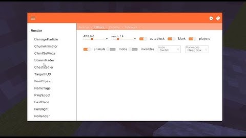ClickGui Opened Source.(Tomorrow Client)