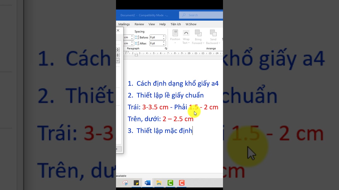 fun88 link Cài khổ giấy, lề trang trong word | Góc của Yến