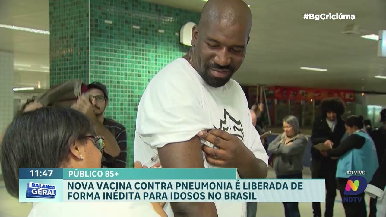 Vacina contra pneumonia é liberada para idosos em Santa Catarina
