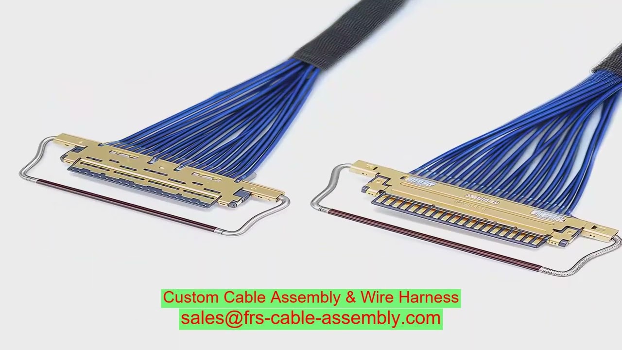 Индивидуальная жгутовая проводка Пользовательский микро коаксиальный кабель IPEX 20455-050E-99 15-ко