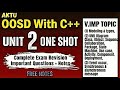 🔥 OOSD Unit 2 One Shot | UML Diagrams &amp; Modeling | AKTU | Exam 2025-26