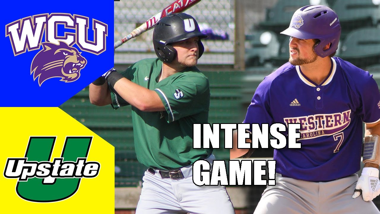USC Upstate vs Western Carolina Baseball Highlights GREAT GAME