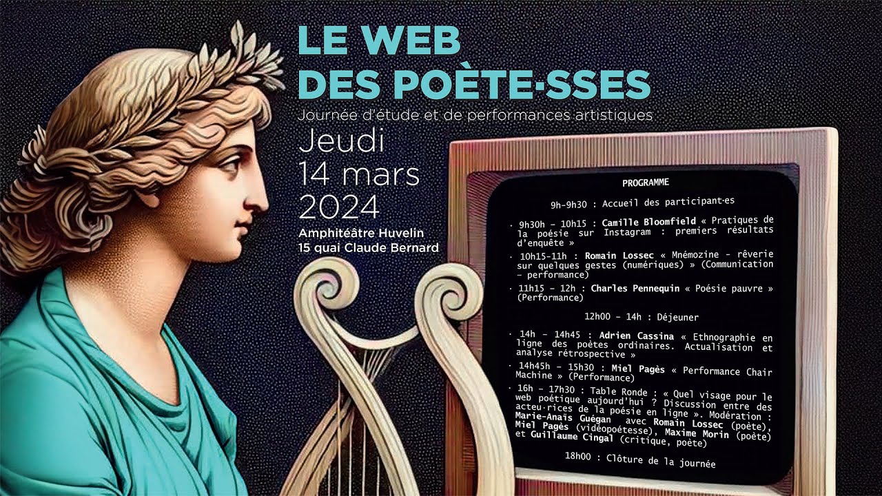 Le Web des poète·sses | "Pratiques de la poésie sur Instagram" [...] par Camille Bloomfield