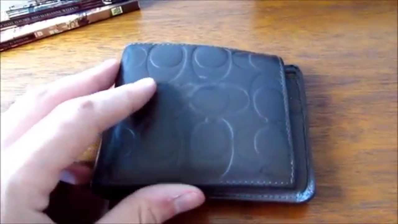 Coach Wallet Review - YouTube