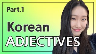 Korean ADJECTIVES for beginners - Basic Adjectives Describing Appearances