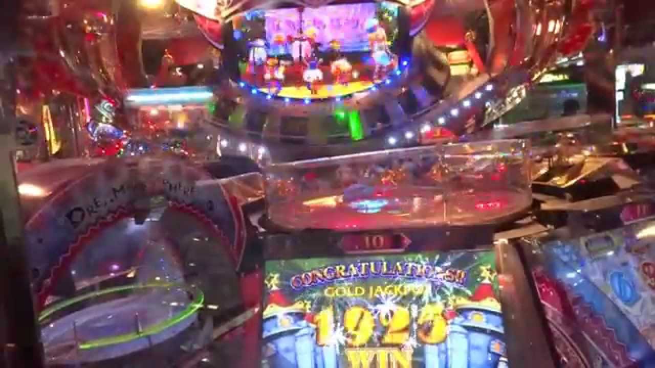 メダルゲーム】ドリームスフィア 777ボールがある状態でGJP - YouTube