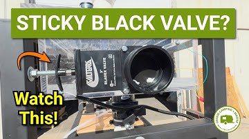 How To Fix A Sticky RV Black Tank Valve!