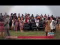Emotional moment as a Teenage Girl runs to the First Lady for a handshake