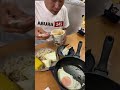 미소킹라면..연어주먹밥..계란후라이..양배추.숙주..옥수수..#mukbang #먹방 #asmr