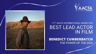 Benedict Cumberbatch (The Power of the Dog) wins the AACTA International Award for Best Lead Actor