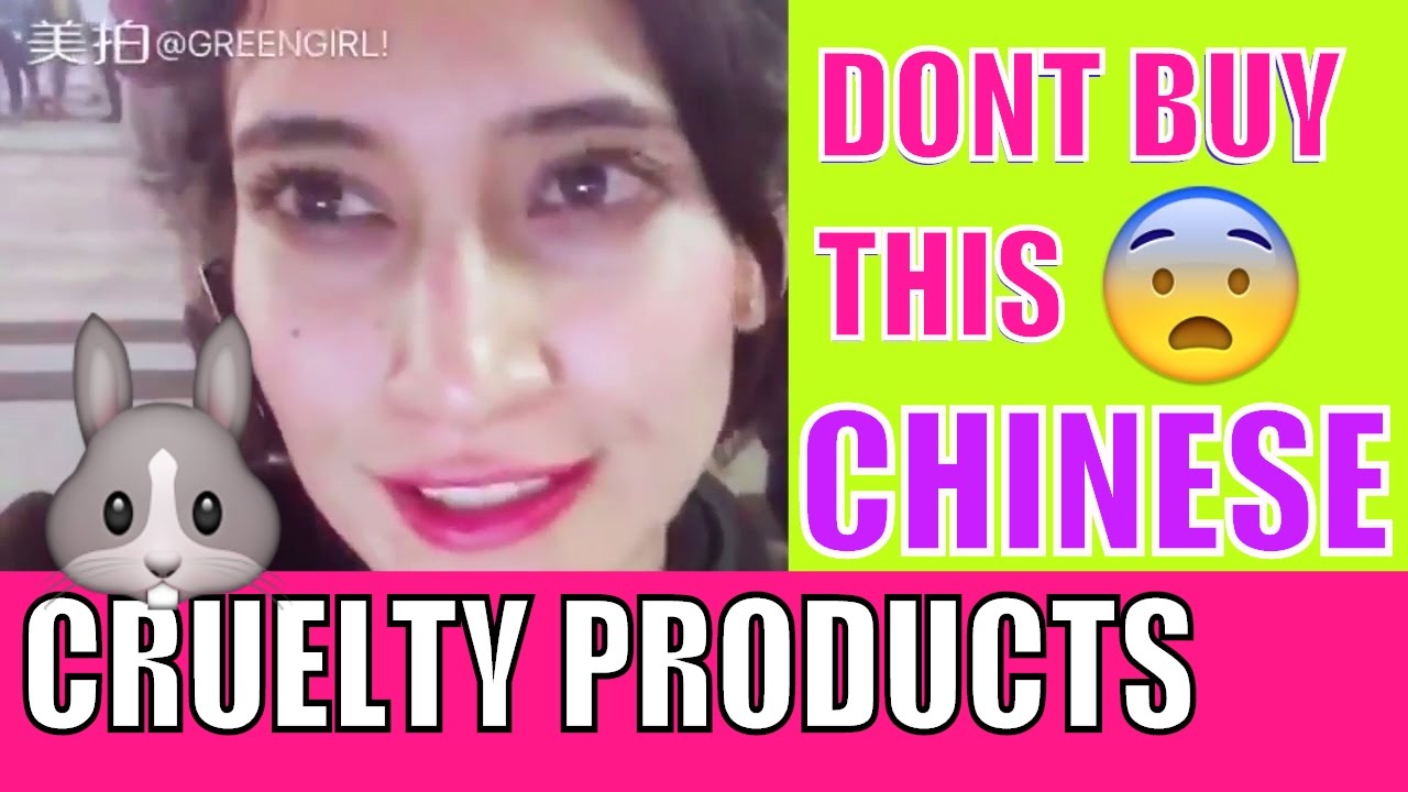 DONT BUY THIS CHINESE ANIMAL CRUELTY PRODUCTS VEGAN IN CHINA MARCARIB