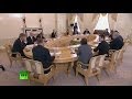 Встреча Владимира Путина с руководителями ведущих мировых информационных агентств