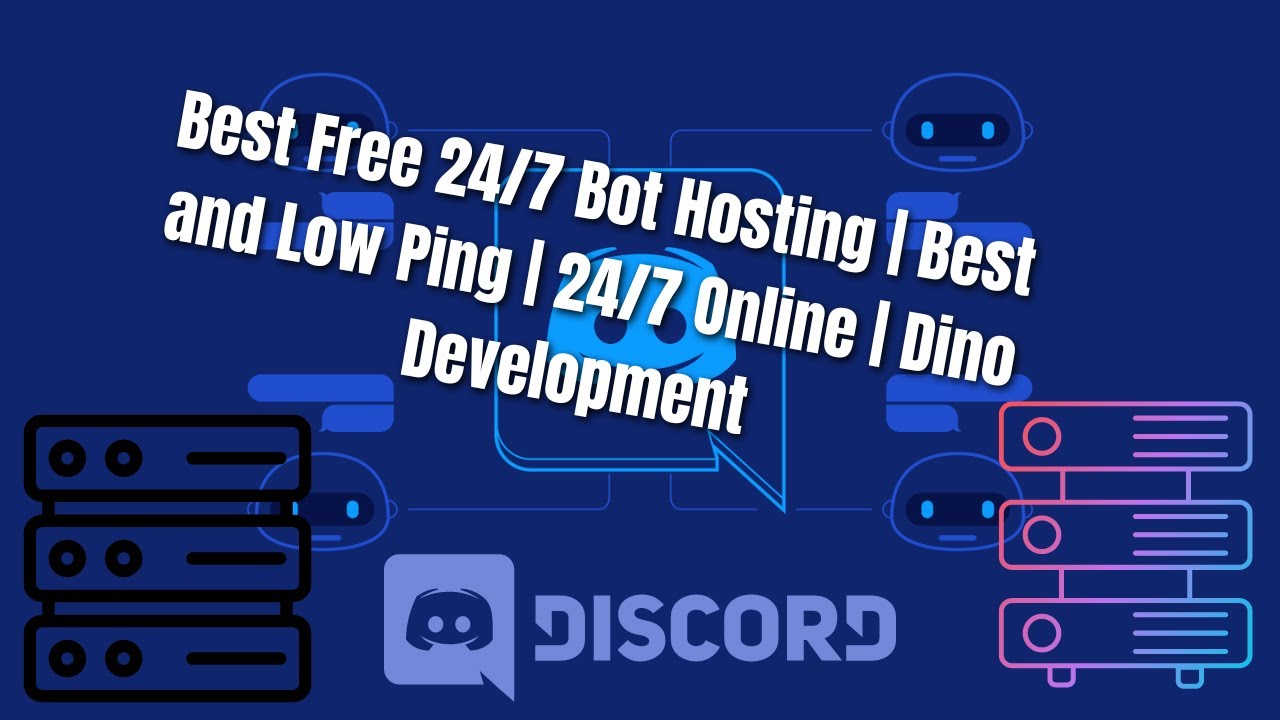 Best Free 24/7 Bot Hosting | Best and Low Ping | 24/7 Online | Dino Development