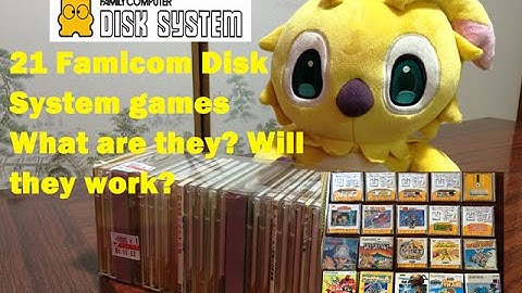 Famicom Disk System Games Pickups Vid