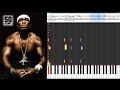 50 Cent - In Da Club / Piano Tutorial Piano Cover - Sheet Music