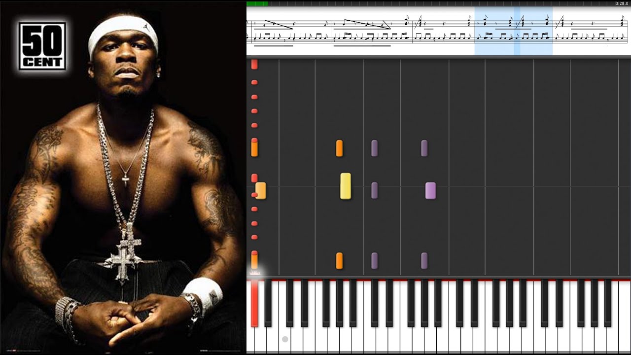 50 Cent - In Da Club / Piano Tutorial Piano Cover - Sheet Music - YouTube