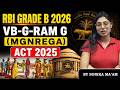 VB G RAM G scheme | PIB Schemes April 2026  RBI Grade B 2026 | NABARD 2026 | MGNREGA