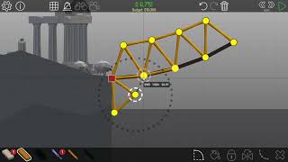 Fork Jump | 4-7 Ancient Ruins | Unbreaking Under-budget Solution | Poly Bridge