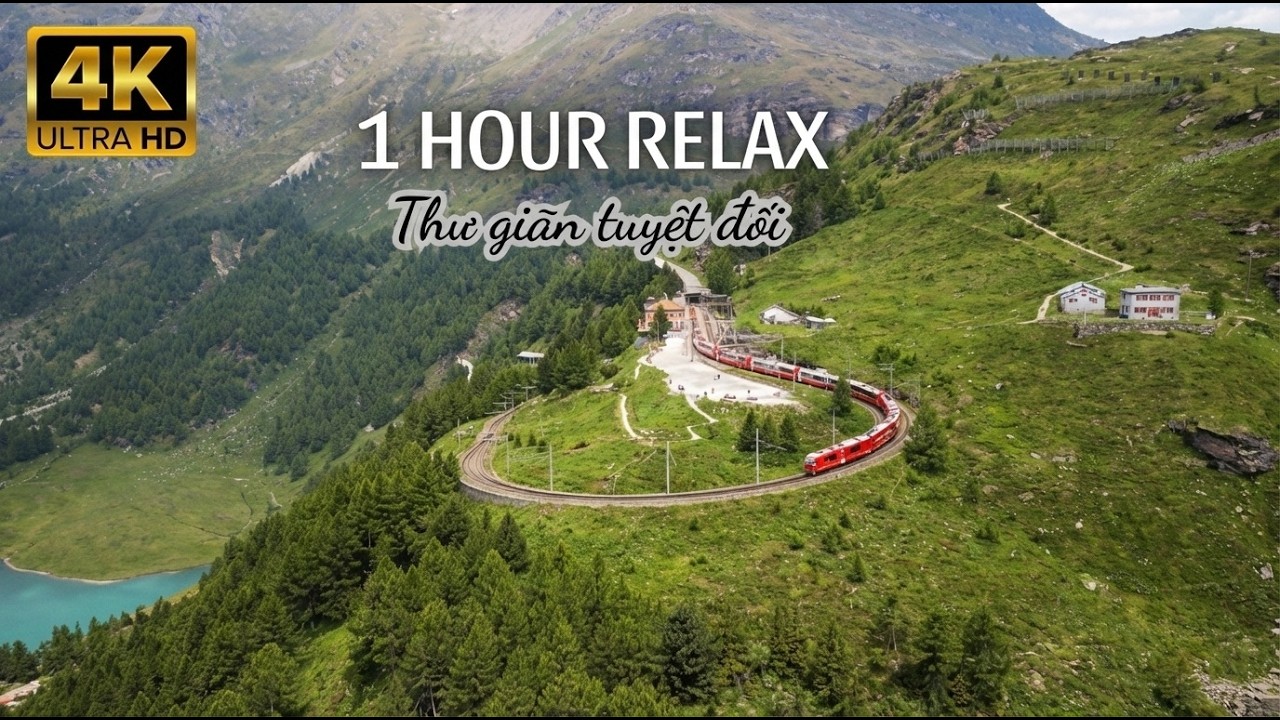Hòa Tấu Không Lời Thư Giãn - Phong Cảnh Châu Âu Bình Yên 4K  | Học Tập, Làm Việc, Tập Trung
