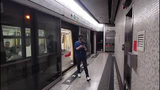 MTR KTL C-train (A359/A360) Arrive and Depart Yau Ma Tei Station Platform 4 (To Whampoa)