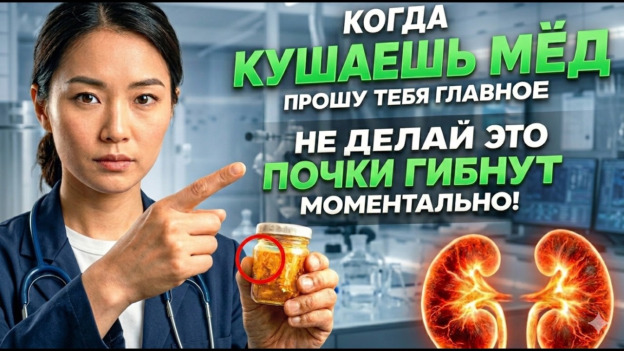 nvПРОВЕРЬ! ВСЕ ИСПОЛЬЗУЮТ МЁД НЕПРАВИЛЬНО / ТОП-4 ОПАСНЫХ СОЧЕТАНИЯ ДЛЯ ПОЧЕК