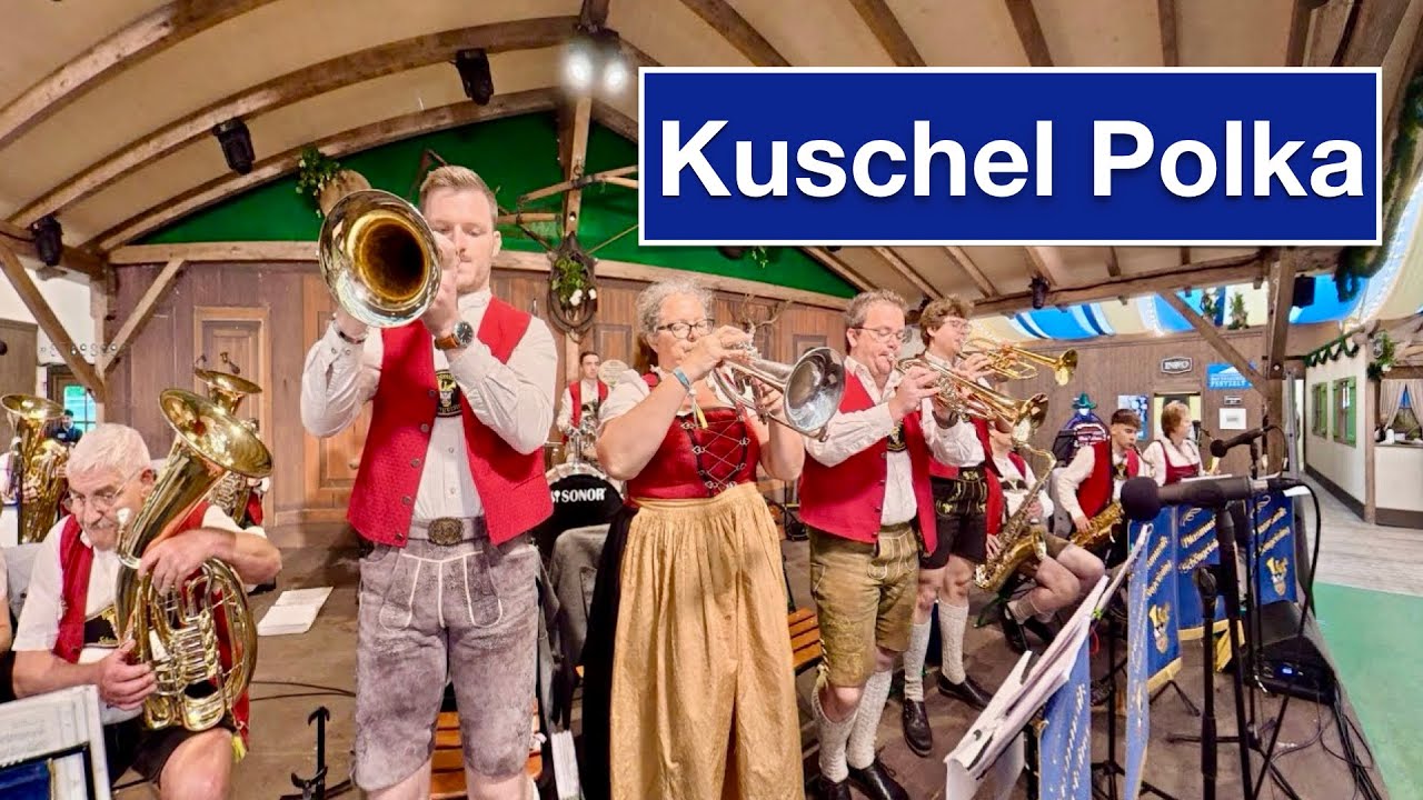 Münchner/Munich Oktoberfest 2025 / Kuschel Polka - Blasmusik Schöngeising (4K)