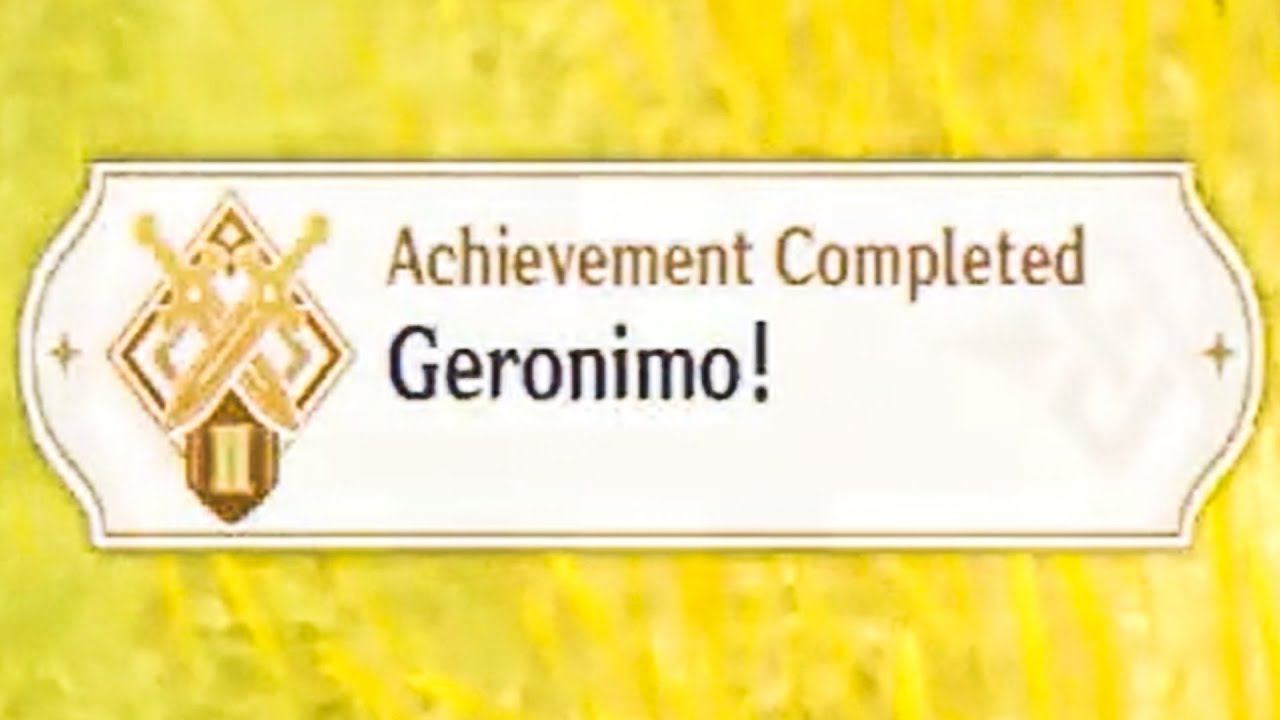 Geronimo Achievement | Hit an Opponent with a plunging attack after plunging for more than 5 seconds