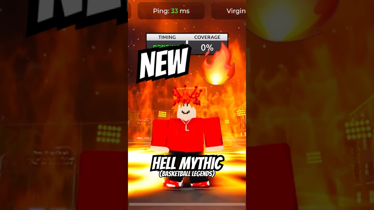 NEW! “HELL” Mythic effect in roblox basketball legends 🔥😱🏀 