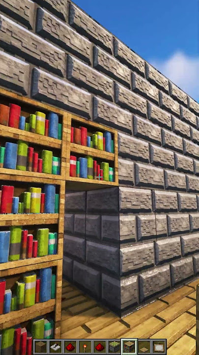 Minecraft Secret Door🤫 (Die With A Smile) #minecraft #shorts