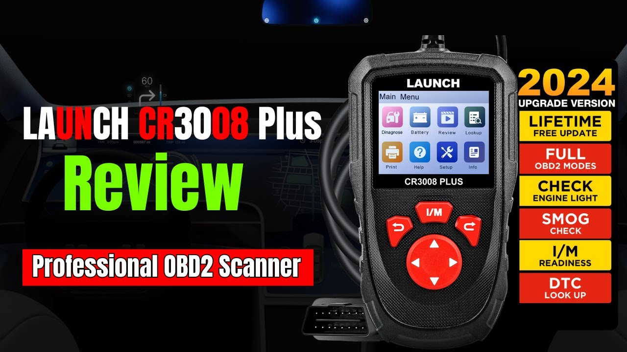 LAUNCH CR3008 Plus Review | Professional OBD2 Scanner |