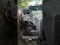 Tráiler pierde frenos en bloqueo de maestros en Chiapas; chofer evita tragedia