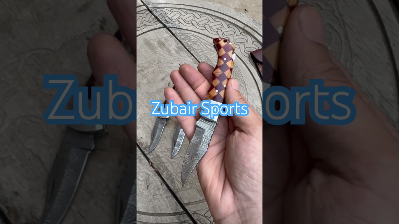 Best quality EDC camping hunting foliage pocket knife 