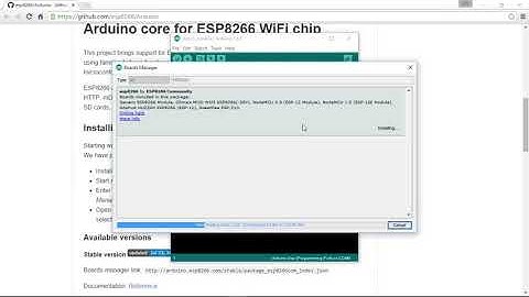 Установка ESP8266 платы в Arduino IDE