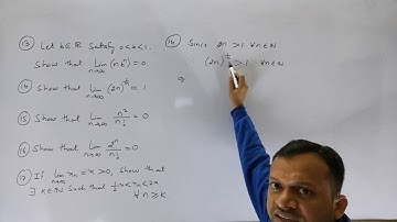 Part 6 || Sequences|| Solution to Questions 13 to 18 of Exercise 3.1 from Bartle and Sherbert