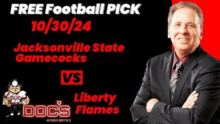 Free Football Pick Jacksonville State Gamecocks vs Liberty Flames , 10/30/2024 College Football