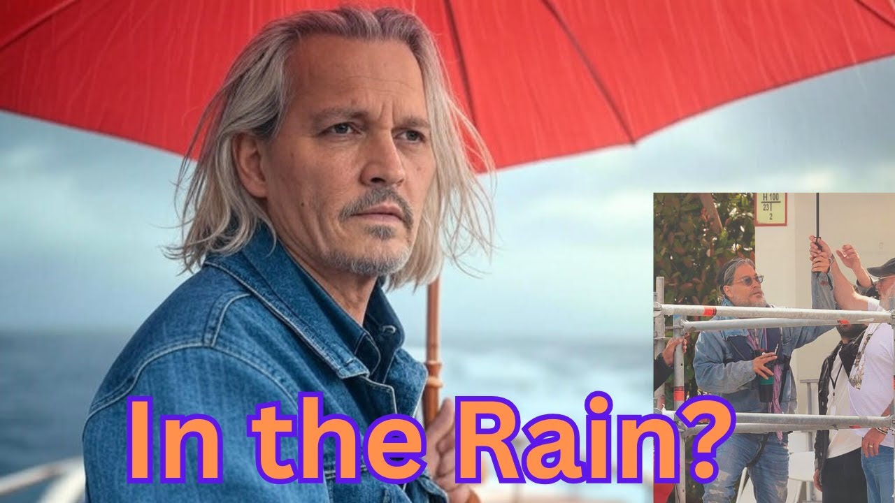 Johnny Depp new photos on set for DayDrinker