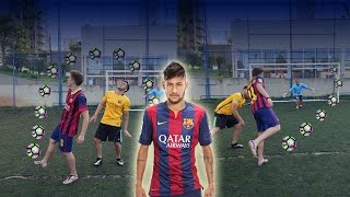 DESAFIO DO GOLAÇO DO NEYMAR - DESAFIOS DE FUTEBOL