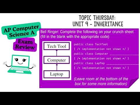AP CSA Exam Review - Unit 9