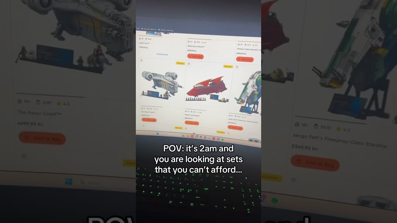 Looking at Lego sets you can’t afford 