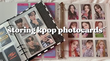 storing kpop photocards #18 ❁ seventeen, (g)i-dle, kep1er, and a TON of ateez!
