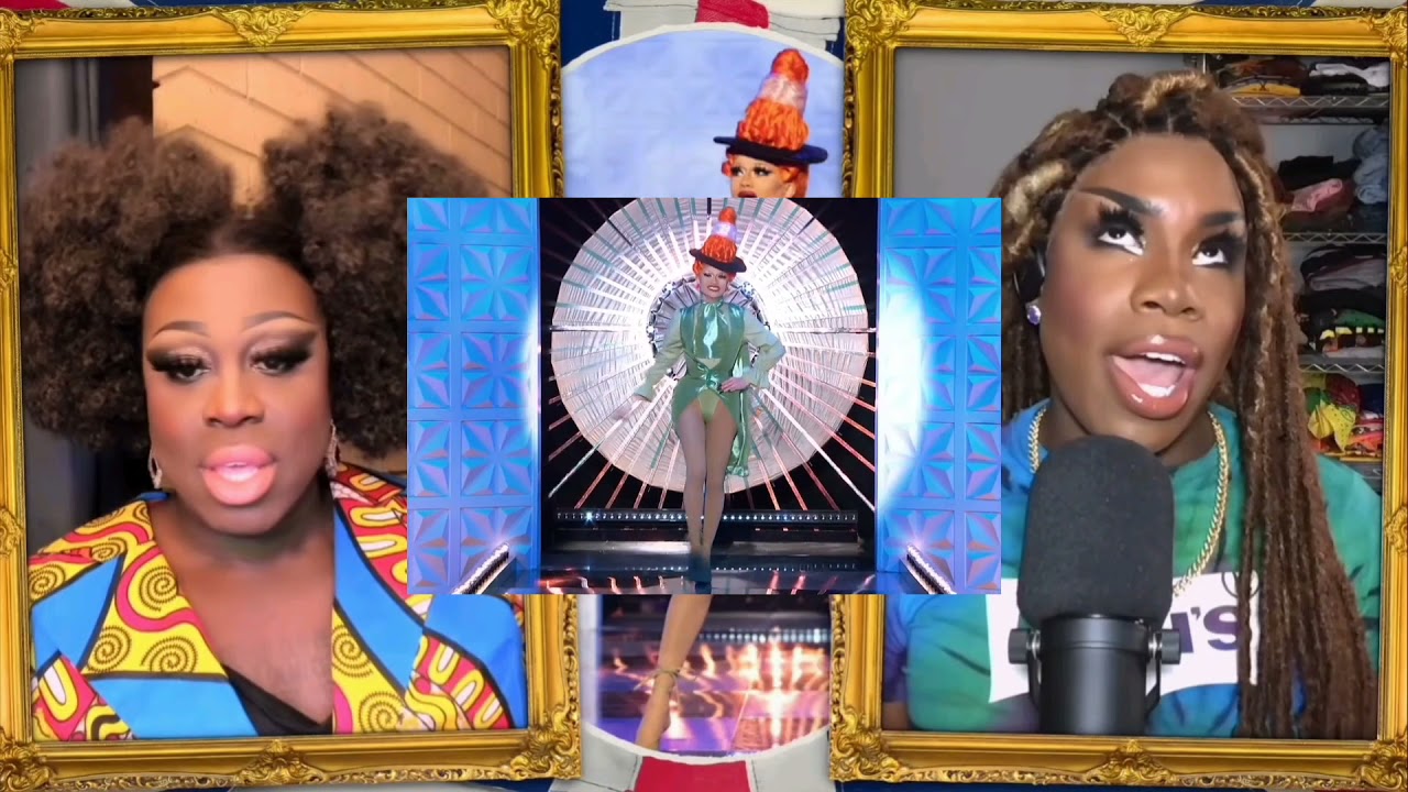 Bob and Monét reviewing River Medway's Episode 1 Runway | Drag Race UK Season 3