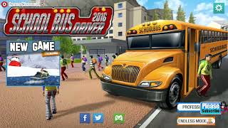 School Bus Driver 2016 / Hill Climbing Mountain School Driver / Android Gameplay Video #2 screenshot 4