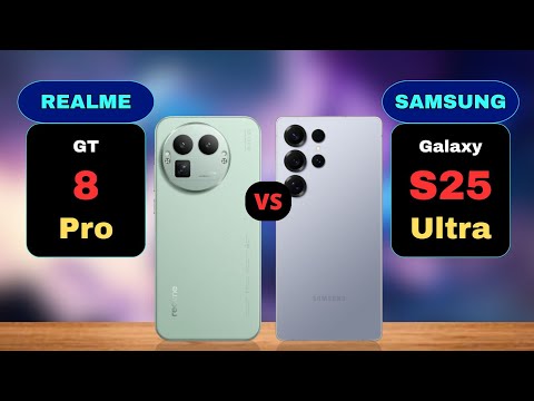 Video Realme GT 8 Pro vs Samsung Galaxy S25 Ultra Comparison