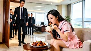 Ela come o almoço do CEO por engano… achava que ia ser despedida, mas ganhou o coração dele!