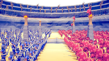 (200vs200) MELEE units vs MELEE units - Totally Accurate Battle Simulator TABS