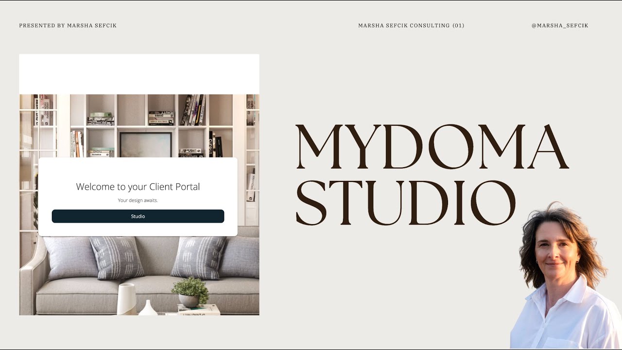 Welcome to Mydoma Training with Marsha Sefcik | Design Workflow Tips
