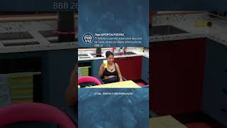 Milena e Leandro falam discurso de Tadeu antes da eliminação do BBB 26 #portalpodvaz #bbb26 #shorts