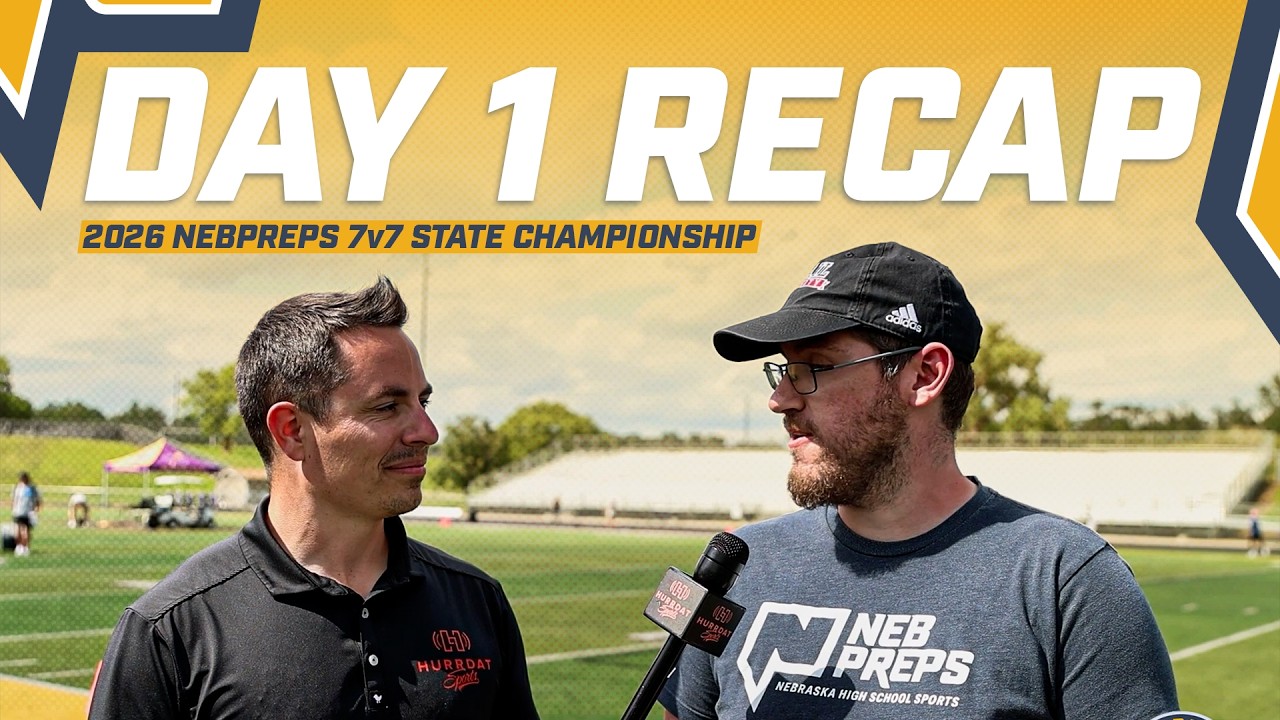 NebPreps 7v7 State Championship has grown into a cornerstone event for Nebraska football, providing athletes with a high-level competitive environment while also creating opportunities for exposure and development. The event emphasizes skill, preparation, and teamwork, giving players a chance to refine their game while competing against some of the best talent Nebraska has to offer.

Austin Jacobsen and Jacob Padilla recap Day 1 Pool Play ahead of tomorrow's championship bracket.

Follow Hurrdat Sports on social:
Twitter: http://twitter.com/hurrdatsports 
Instagram: http://instagram.com/hurrdatsports 
Tiktok: http://tiktok.com/hurrdatsports 
Facebook: https://www.facebook.com/HurrdatSports

Hurrdat Sports is a digital production platform dedicated to the new wave of sports media. From podcasting to video interviews along with live events and entertainment, we're here to change how you consume sports. Find us online at Hurrdatsports.com

#NebPreps #GBR #Huskers