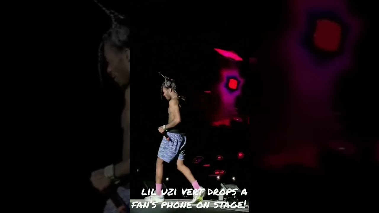 LIL UZI VERT DROPS FAN PHONE 😂😂 